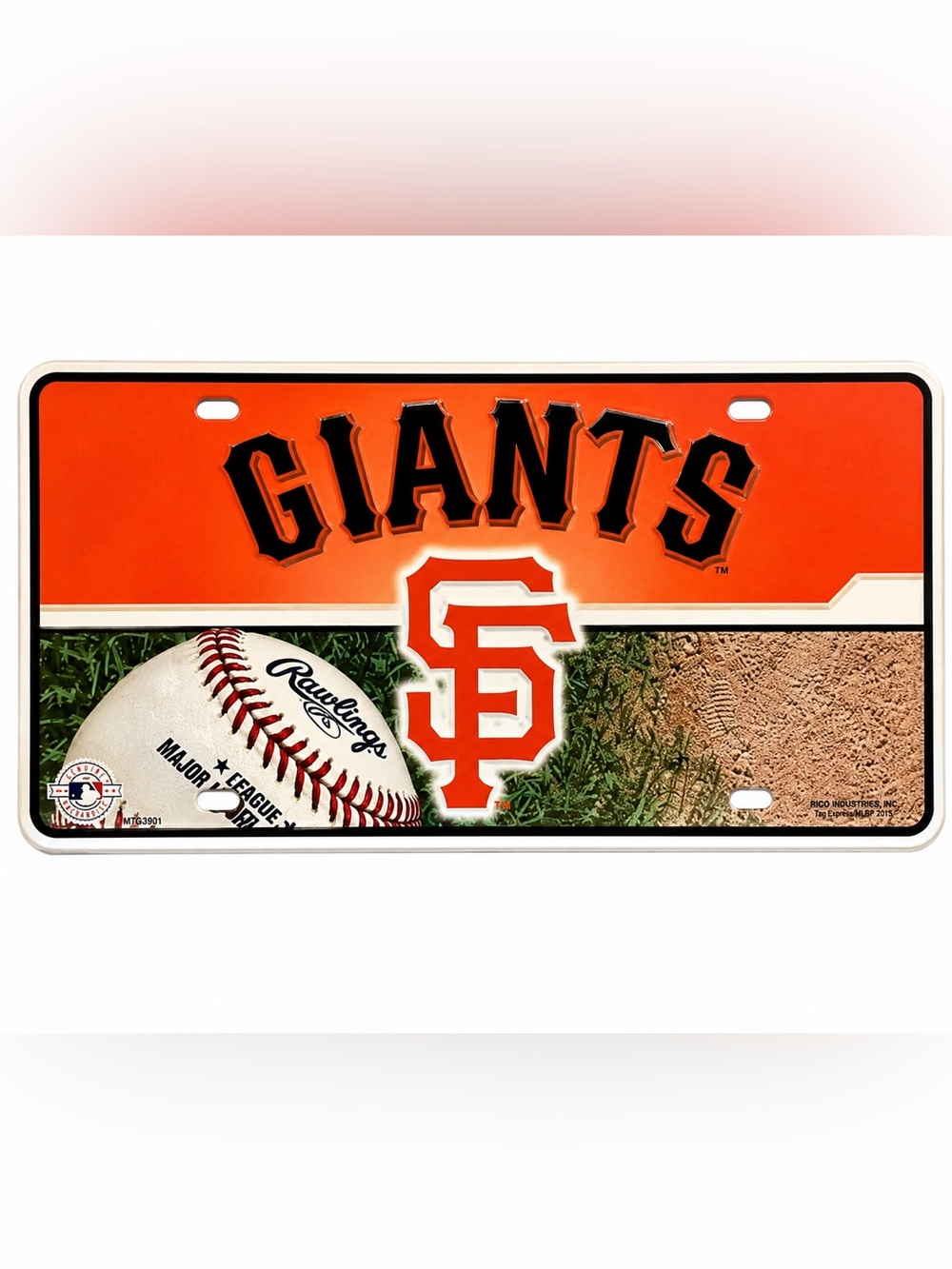 NEW MLB San Francisco Giants License Plate Baseball Metal Sign
